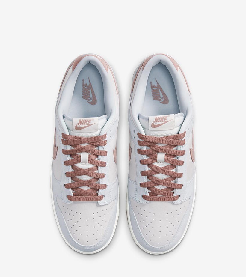 【国内 4/18 発売】ナイキ ダンク ロー “サミットホワイト/フォッシルローズ” (NIKE DUNK LOW “Summit White/Fossil Rose”) [DH7577-001]