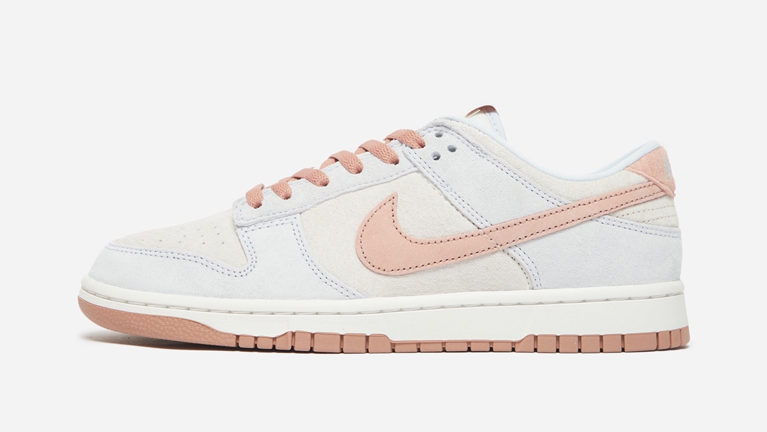 【国内 4/18 発売】ナイキ ダンク ロー “サミットホワイト/フォッシルローズ” (NIKE DUNK LOW “Summit White/Fossil Rose”) [DH7577-001]