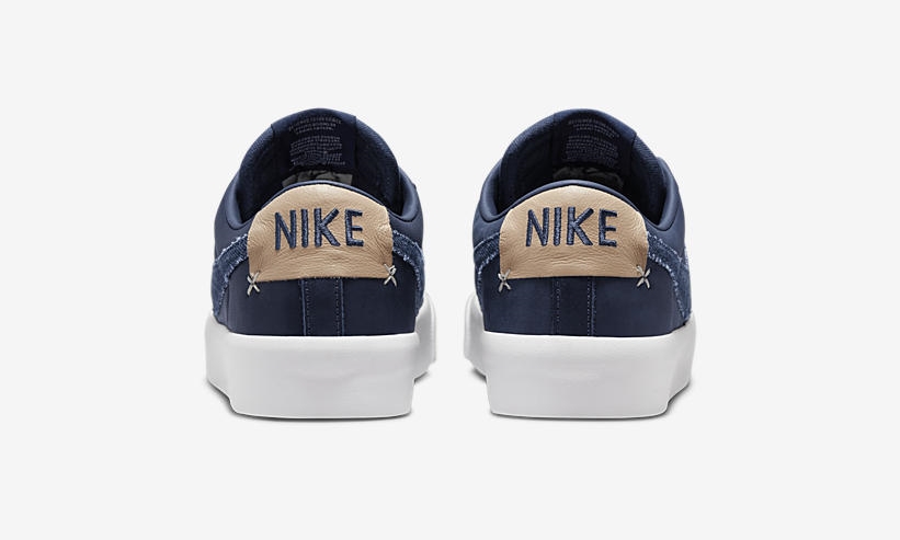 ナイキ SB ズーム ブレーザー ロー プロ GT “デニムスウッシュ/ネイビー/タン” (NIKE SB ZOOM BLAZER LOW PRO GT “Denim Swoosh/Navy/Tan”) [DM8890-400]