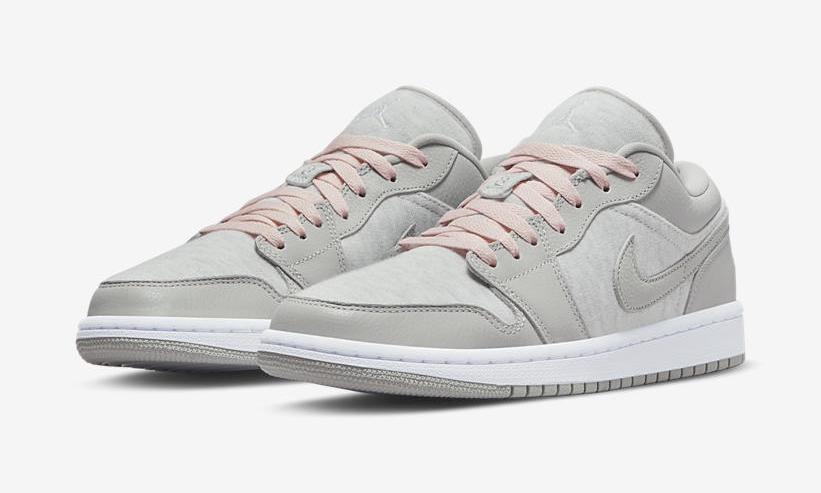 2022年 発売予定！ナイキ エア ジョーダン 1 ロー “コットンフリース” (NIKE AIR JORDAN 1 LOW “Cotton Fleece/Light Iron Ore”) [DQ6076-001]