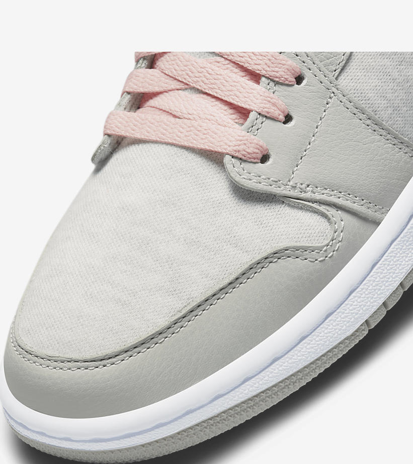 2022年 発売予定！ナイキ エア ジョーダン 1 ロー “コットンフリース” (NIKE AIR JORDAN 1 LOW “Cotton Fleece/Light Iron Ore”) [DQ6076-001]