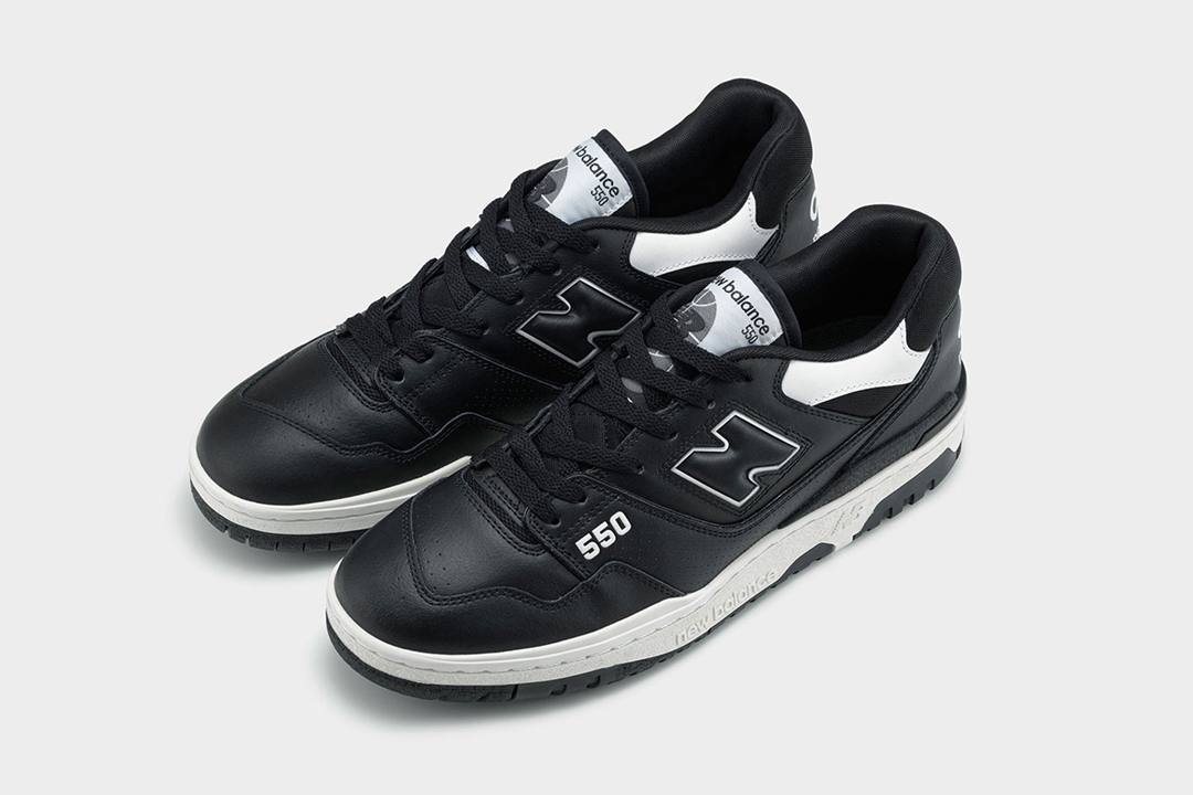 【国内 11/18 発売】コム デ ギャルソン・オム × ニューバランス BB550 “ブラック/ホワイト” (New Balance COMME des GARCONS HOMME BB550 “Black/White”)