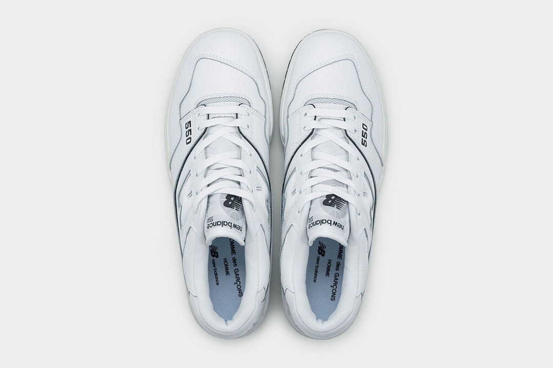 【国内 11/18 発売】コム デ ギャルソン・オム × ニューバランス BB550 “ブラック/ホワイト” (New Balance COMME des GARCONS HOMME BB550 “Black/White”)