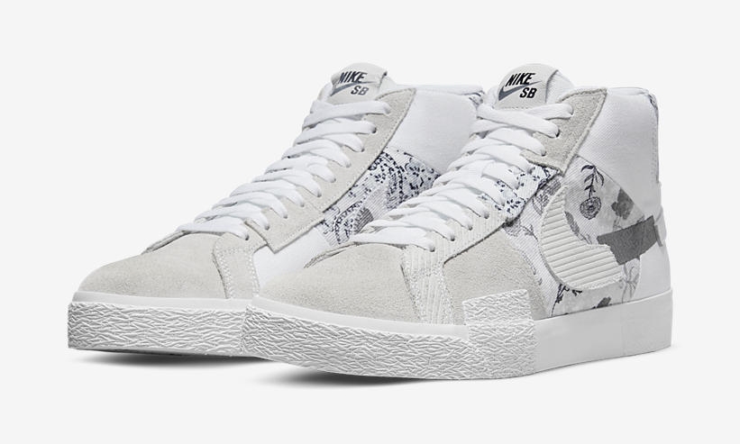 2022年 発売予定！ナイキ SB ブレーザー ミッド エッジ “フローラルペイズリー/ホワイト” (NIKE SB BLAZER MID EDGE “Floral Paisley/White”) [DM0859-100]