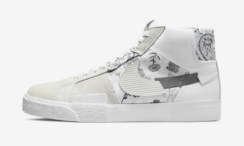 2022年 発売予定！ナイキ SB ブレーザー ミッド エッジ “フローラルペイズリー/ホワイト” (NIKE SB BLAZER MID EDGE “Floral Paisley/White”) [DM0859-100]