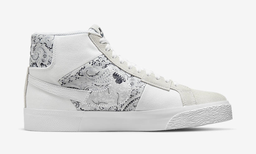 2022年 発売予定！ナイキ SB ブレーザー ミッド エッジ “フローラルペイズリー/ホワイト” (NIKE SB BLAZER MID EDGE “Floral Paisley/White”) [DM0859-100]