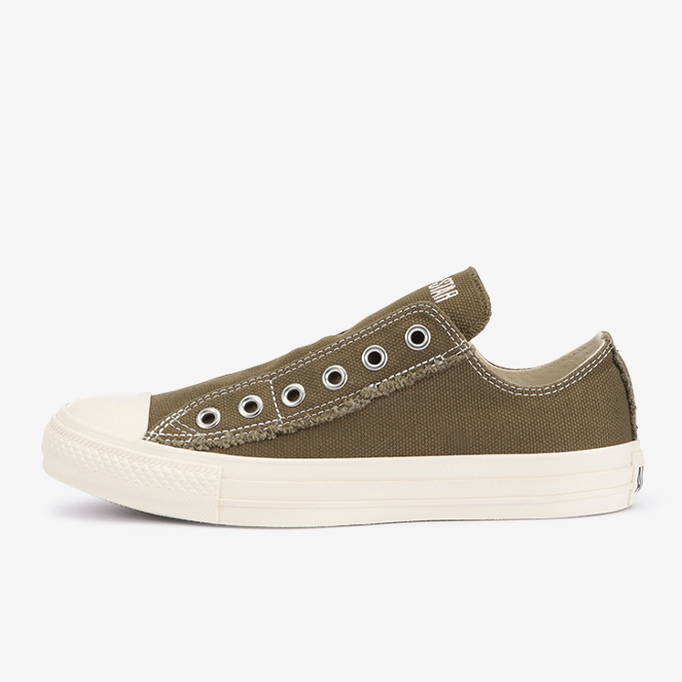 1/28 発売！ほつれ加工のハトメ飾りや踵紐を合わせた CONVERSE ALL STAR ROUGHCANVAS SLIP OX/HI (コンバース オールスター ラフキャンバス スリップ)