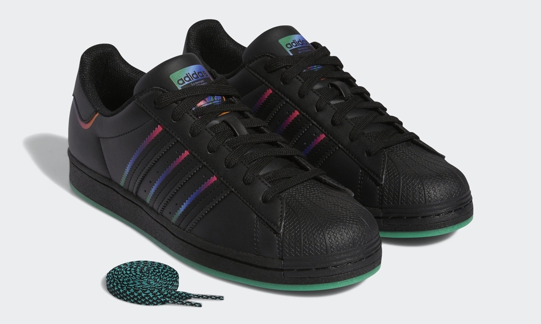 2022年 発売予定！adidas Originals SUPERSTAR “Core Black/Green” (アディダス オリジナルス スーパースター “ブラック/グリーン”) [GW1627]