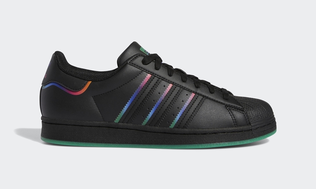 2022年 発売予定！adidas Originals SUPERSTAR “Core Black/Green” (アディダス オリジナルス スーパースター “ブラック/グリーン”) [GW1627]