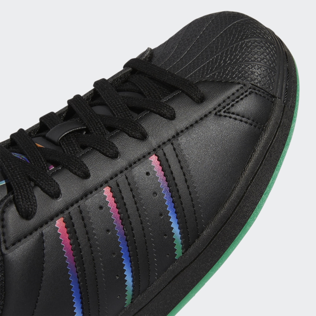 2022年 発売予定！adidas Originals SUPERSTAR “Core Black/Green” (アディダス オリジナルス スーパースター “ブラック/グリーン”) [GW1627]