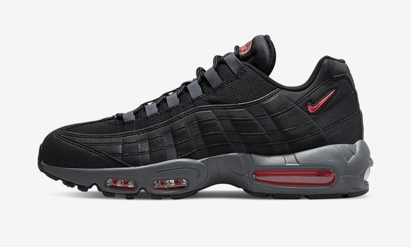 2022年 発売予定！ナイキ エア マックス 95 “ジュエルスウッシュ/ブラック/レッド” (NIKE AIR MAX 95 “Jewel Swoosh/Black/Red”) [DV5672-001]