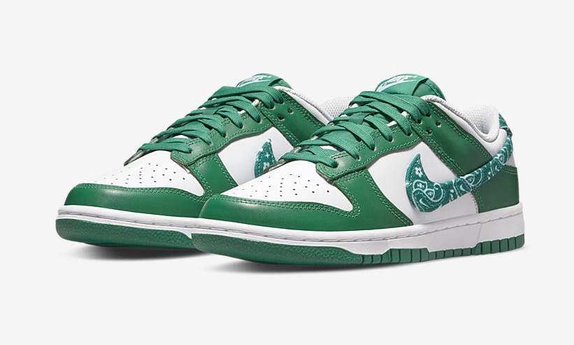 海外 2/14 発売予定！ナイキ ウィメンズ ダンク ロー ESS “ペイズリーパック/グリーン” (NIKE WMNS DUNK LOW ESS “Paisley Pack” Green) [DH4401-102]