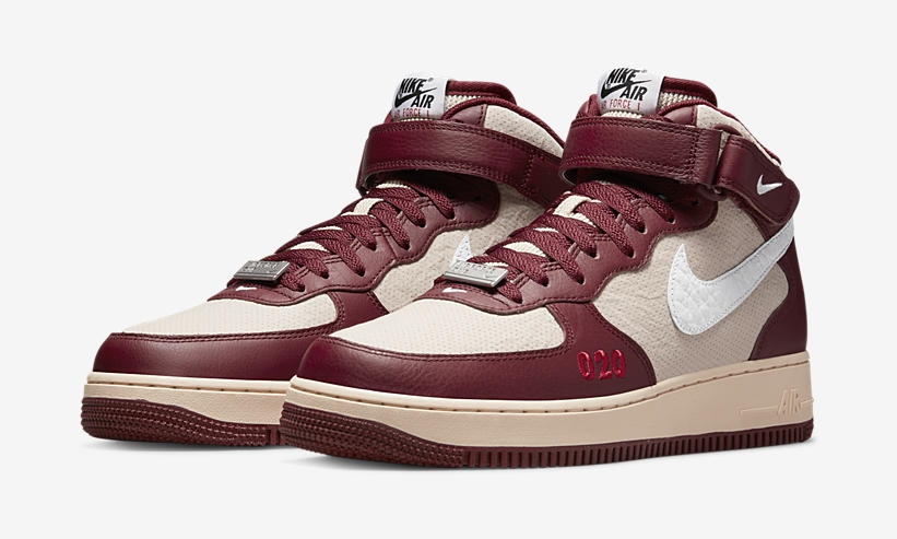 海外 5/20 発売予定！ナイキ エア フォース 1 ミッド “ロンドン/バーガンディー” (NIKE AIR FORCE 1 MID “London/Burgundy”) [DO7045-600]