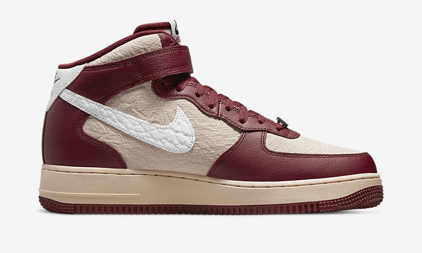 海外 5/20 発売予定！ナイキ エア フォース 1 ミッド “ロンドン/バーガンディー” (NIKE AIR FORCE 1 MID “London/Burgundy”) [DO7045-600]