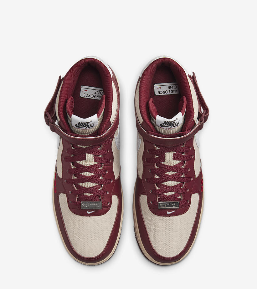 海外 5/20 発売予定！ナイキ エア フォース 1 ミッド “ロンドン/バーガンディー” (NIKE AIR FORCE 1 MID “London/Burgundy”) [DO7045-600]