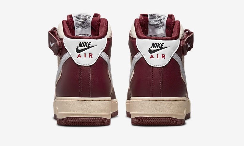 海外 5/20 発売予定！ナイキ エア フォース 1 ミッド “ロンドン/バーガンディー” (NIKE AIR FORCE 1 MID “London/Burgundy”) [DO7045-600]