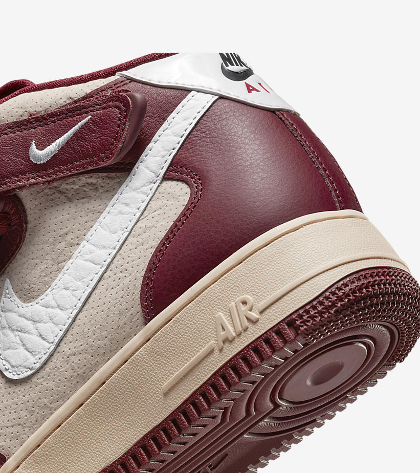 海外 5/20 発売予定！ナイキ エア フォース 1 ミッド “ロンドン/バーガンディー” (NIKE AIR FORCE 1 MID “London/Burgundy”) [DO7045-600]