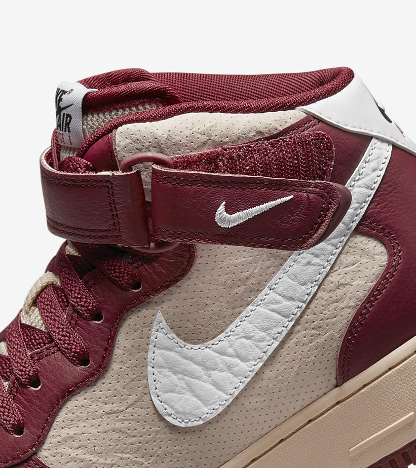 海外 5/20 発売予定！ナイキ エア フォース 1 ミッド “ロンドン/バーガンディー” (NIKE AIR FORCE 1 MID “London/Burgundy”) [DO7045-600]