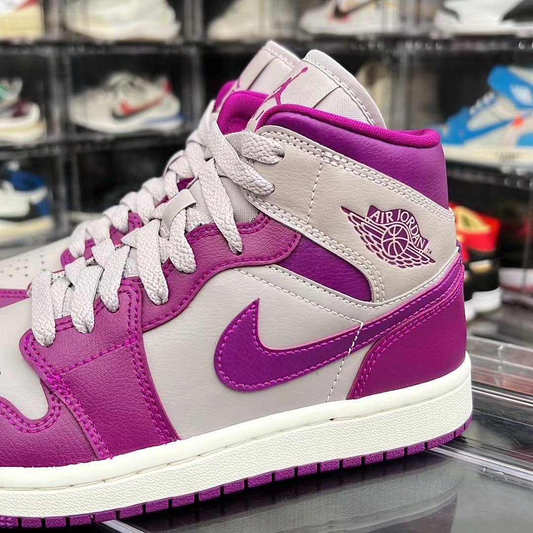 2022年 発売予定！ナイキ エア ジョーダン 1 ミッド “グレー/パープル” (NIKE AIR JORDAN 1 MID “Grey/Purple”) [BQ6472-501]