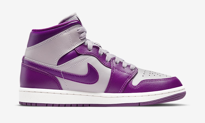 2022年 発売予定！ナイキ エア ジョーダン 1 ミッド “グレー/パープル” (NIKE AIR JORDAN 1 MID “Grey/Purple”) [BQ6472-501]