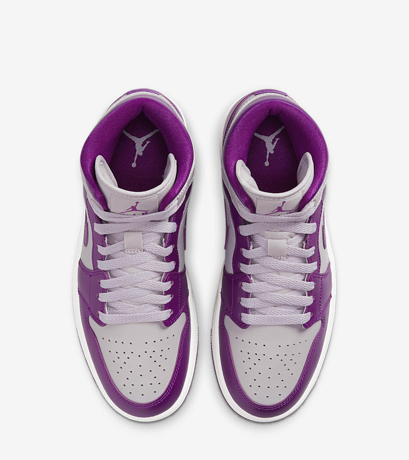 2022年 発売予定！ナイキ エア ジョーダン 1 ミッド “グレー/パープル” (NIKE AIR JORDAN 1 MID “Grey/Purple”) [BQ6472-501]