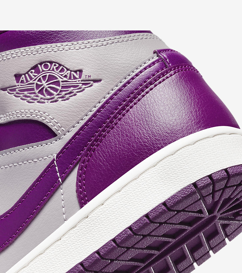 2022年 発売予定！ナイキ エア ジョーダン 1 ミッド “グレー/パープル” (NIKE AIR JORDAN 1 MID “Grey/Purple”) [BQ6472-501]