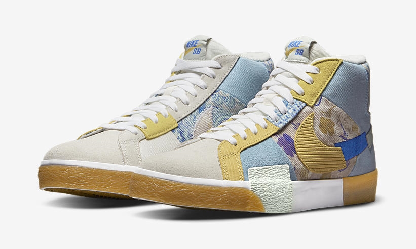 2022年 発売予定！ナイキ SB ブレーザー ミッド エッジ “フローラルペイズリー/ブルー” (NIKE SB BLAZER MID EDGE “Floral Paisley/Blue”) [DM0859-400]