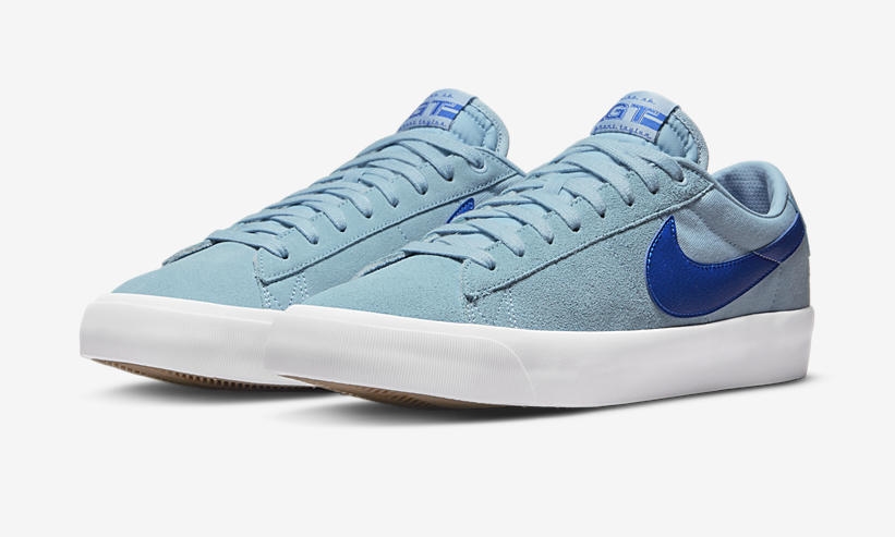 ナイキ SB ズーム ブレーザー ロー プロ GT “ブルー/ホワイト/ガム” (NIKE SB ZOOM BLAZER LOW PRO GT “Blue/White/Gum”) [DC7695-402]