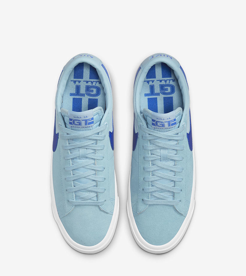 ナイキ SB ズーム ブレーザー ロー プロ GT “ブルー/ホワイト/ガム” (NIKE SB ZOOM BLAZER LOW PRO GT “Blue/White/Gum”) [DC7695-402]