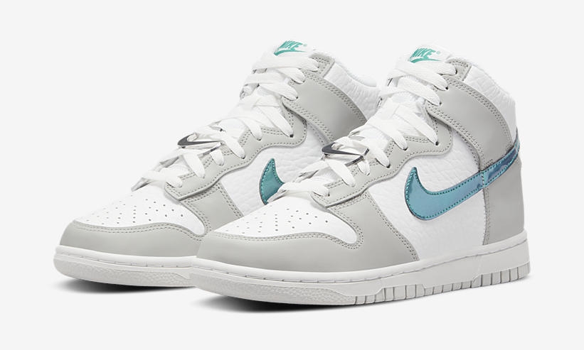 2022年 発売予定！ナイキ ダンク ハイ “リングブリング/ホワイト/グレー/ティール” (NIKE DUNK HIGH “Ring Bling/White/Grey/Teal”) [DR7855-100]