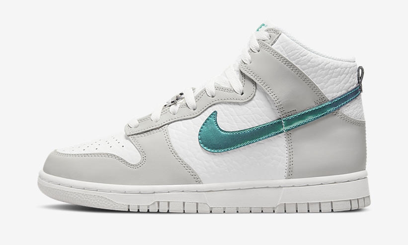 2022年 発売予定！ナイキ ダンク ハイ “リングブリング/ホワイト/グレー/ティール” (NIKE DUNK HIGH “Ring Bling/White/Grey/Teal”) [DR7855-100]