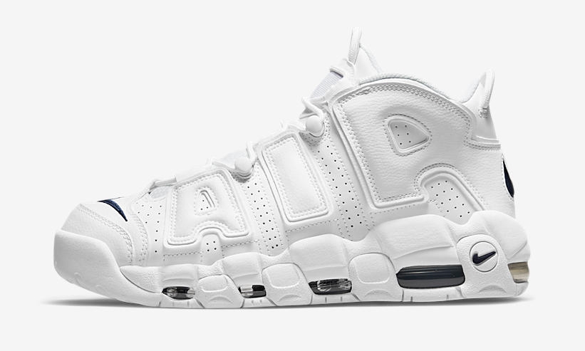 【国内 4/5 発売】ナイキ エア モア アップテンポ 96 “ホワイト/ミッドナイトネイビー” (NIKE AIR MORE UPTEMPO 96 “White/Midnight Navy”) [DH8011-100]