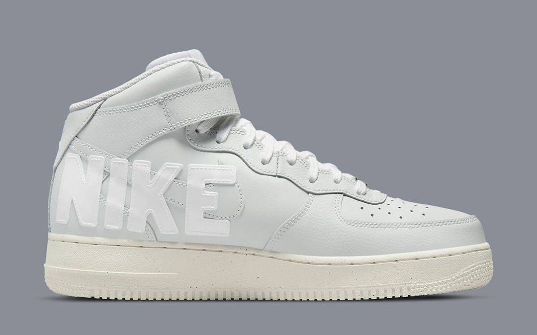 【国内 4/25 発売】ナイキ エア フォース 1 ミッド “コピーペースト/グレー/ホワイト/セイル” (NIKE AIR FORCE 1 MID “Copy and Paste/Grey/White/Sail”) [DQ8645-045]