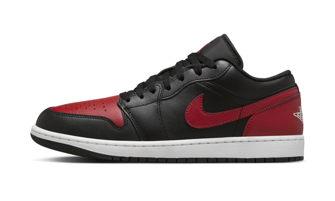 【2025年 1/23 発売】NIKE AIR JORDAN 1 LOW “Bred/Black/Varsity Red” (ナイキ エア ジョーダン 1 ロー “ブレッド/ブラック/レッド”) [553558-067]