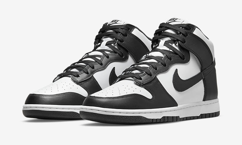 Nike dunk high black white