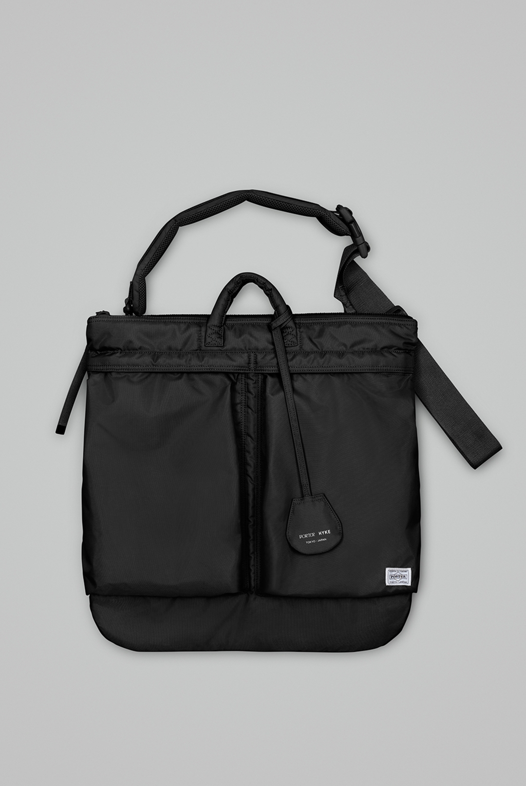 PORTER × HYKE 初コラボでヘルメットバッグ 2サイズが3/9、3/18 発売 (ポーター ハイク)