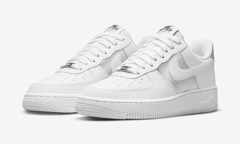 2022年 発売予定！ナイキ ウィメンズ エア フォース 1 07 ロー “ホワイト/メタリックシルバー” (NIKE WMNS AIR FORCE 1 07 LOW “White/Metallic Silver”) [DD8959-104]