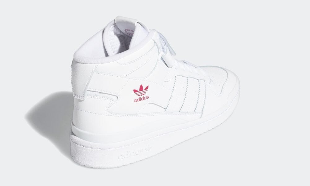 【国内 2/3 発売】adidas Originals FORUM MID “White/Shock Pink” (アディダス オリジナルス フォーラム ミッド “ホワイト/ショックピンク”) [G57984]