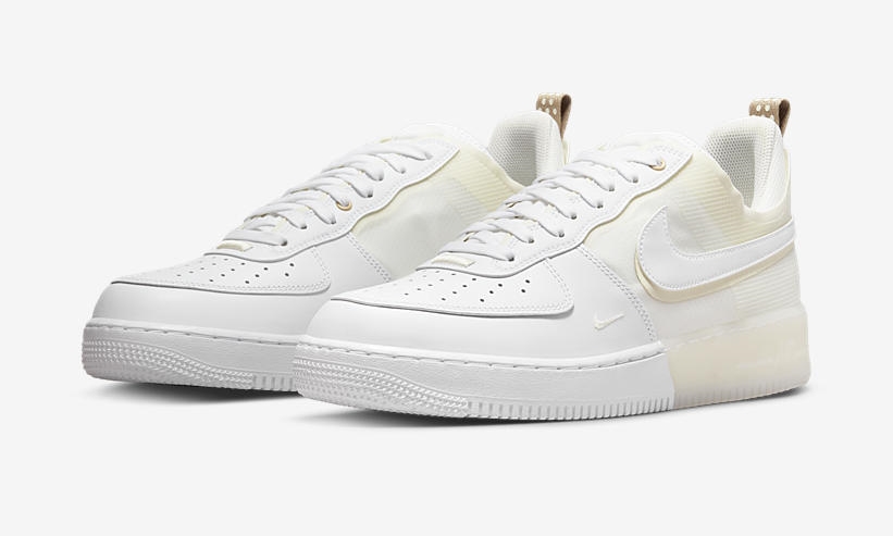 2022年 発売予定！ナイキ エア フォース 1 リアクト ロー “ホワイト/ココナッツミルク” (NIKE AIR FORCE 1 REACT LOW “White/Coconut Milk”) [DH7615-100]