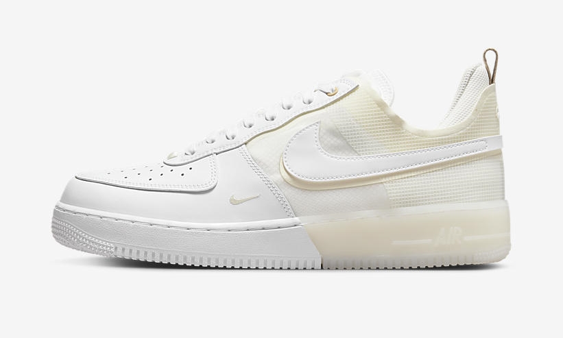 【国内 4/20 発売予定】ナイキ エア フォース 1 リアクト ロー “ホワイト/ココナッツミルク” (NIKE AIR FORCE 1 REACT LOW “White/Coconut Milk”) [DH7615-100]