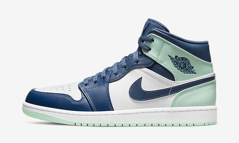 【国内 5/21 発売】ナイキ エア ジョーダン 1 ミッド “ブルーミント” (NIKE AIR JORDAN 1 MID “Blue Mint”) [554724-413/554725-413]