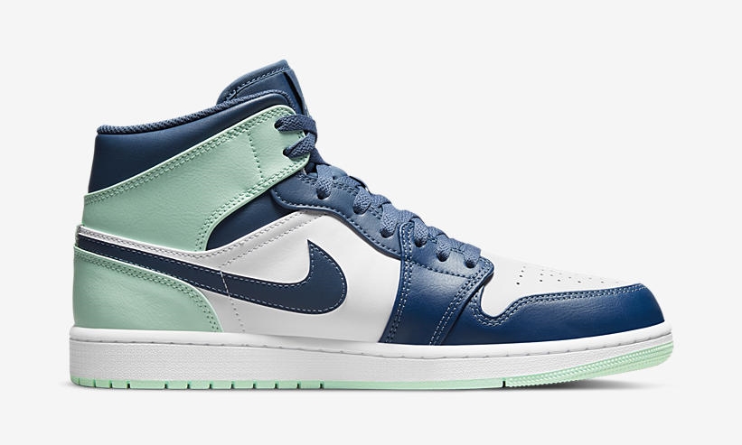 【国内 5/21 発売】ナイキ エア ジョーダン 1 ミッド “ブルーミント” (NIKE AIR JORDAN 1 MID “Blue Mint”) [554724-413/554725-413]