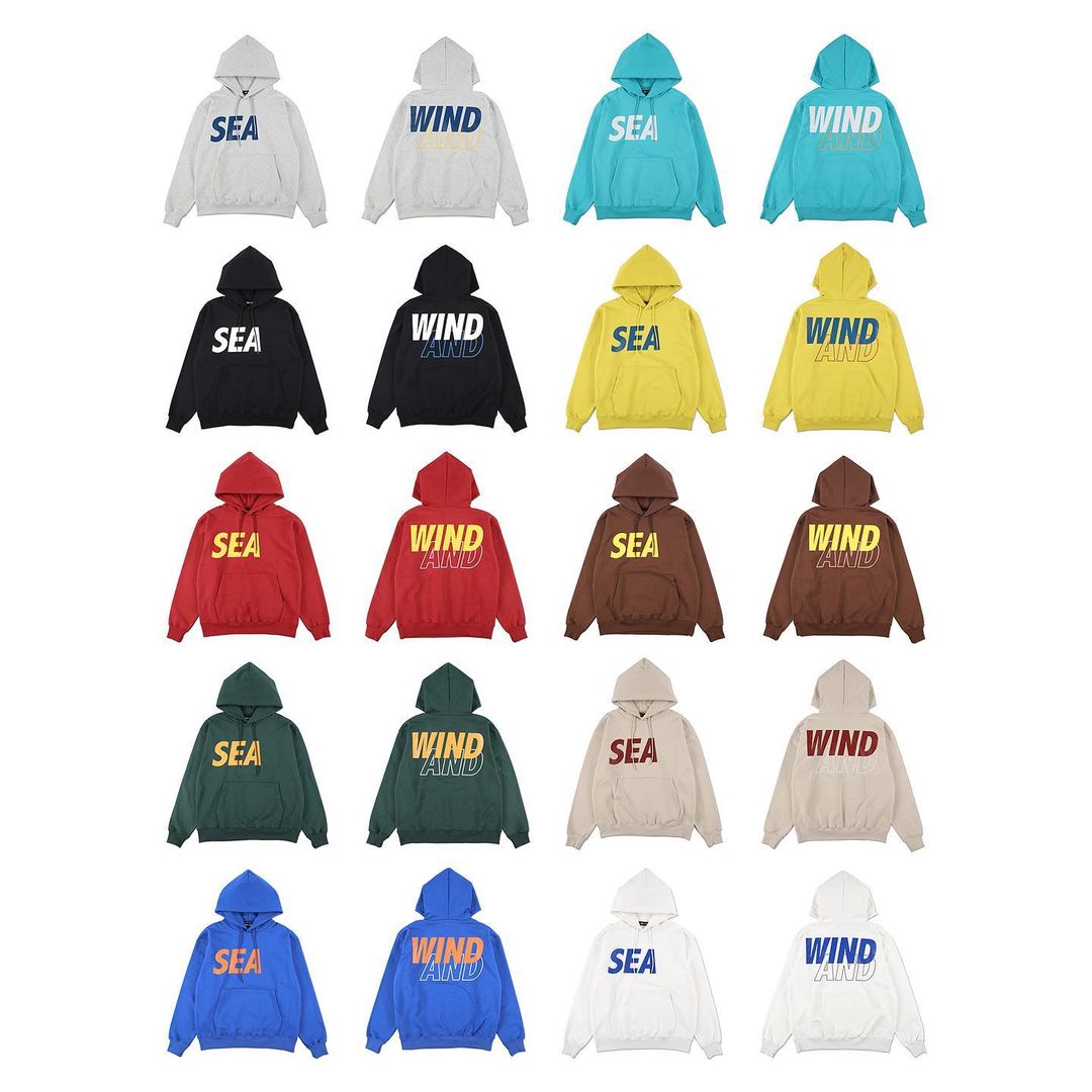 【2/5 オンライン抽選販売】全10カラー！WIND AND SEA BIG LOGO HOODIE (ウィンダンシー)