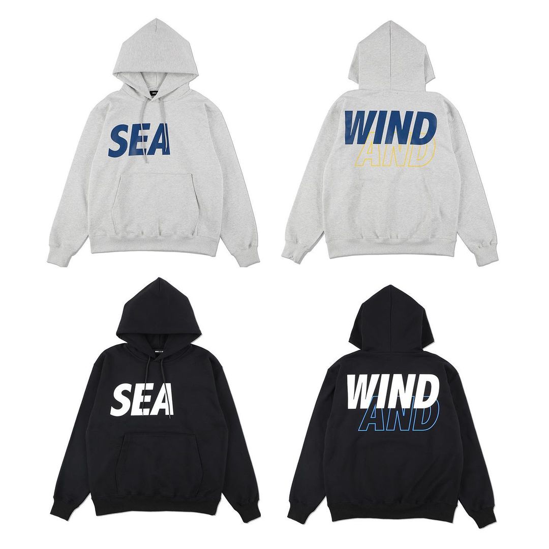 【2/5 オンライン抽選販売】全10カラー！WIND AND SEA BIG LOGO HOODIE (ウィンダンシー)