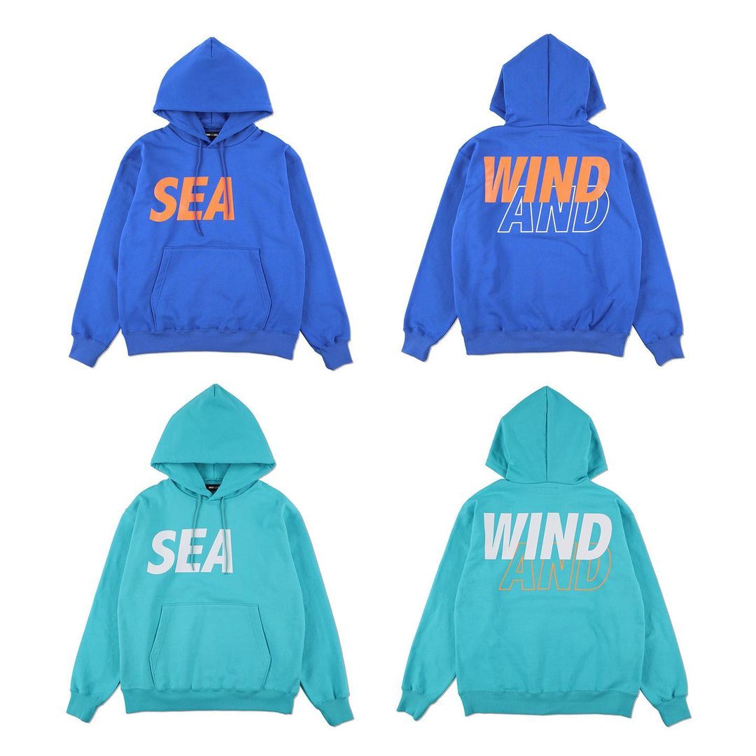 【2/5 オンライン抽選販売】全10カラー！WIND AND SEA BIG LOGO HOODIE (ウィンダンシー)