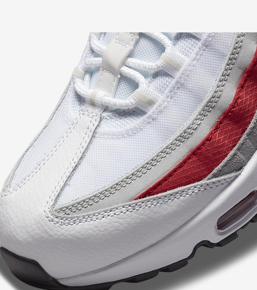 2022年 発売予定！ナイキ エア マックス 95 “ホワイト/レッド/グレー” (NIKE AIR MAX 95 “White/Red/Grey”) [DQ3430-001]