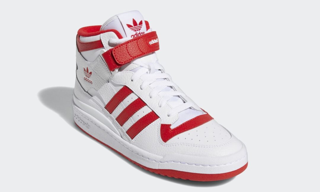 海外発売！adidas Originals FORUM MID “Cloud White/Vivid Red” (アディダス オリジナルス フォーラム ミッド “ホワイト/ビビッドレッド”) [GY5819]