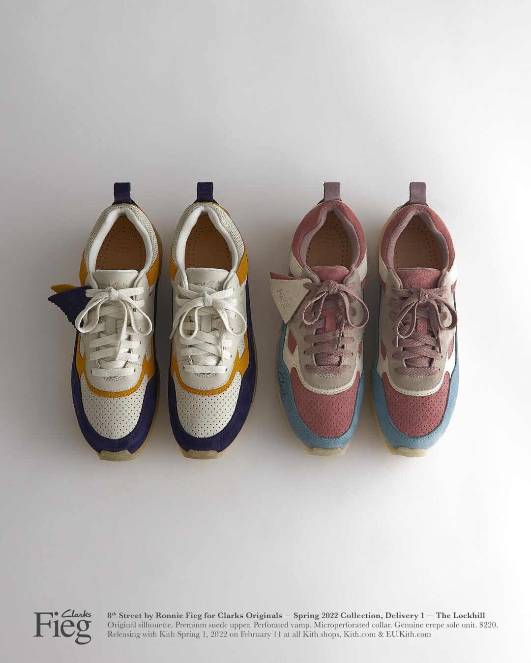 新たなフットウェア・カテゴリー「8TH ST」 BY RONNIE FIEG FOR CLARKS ORIGINALS 2022 S/S が2/11 発売 (クラークスオリジナルス)