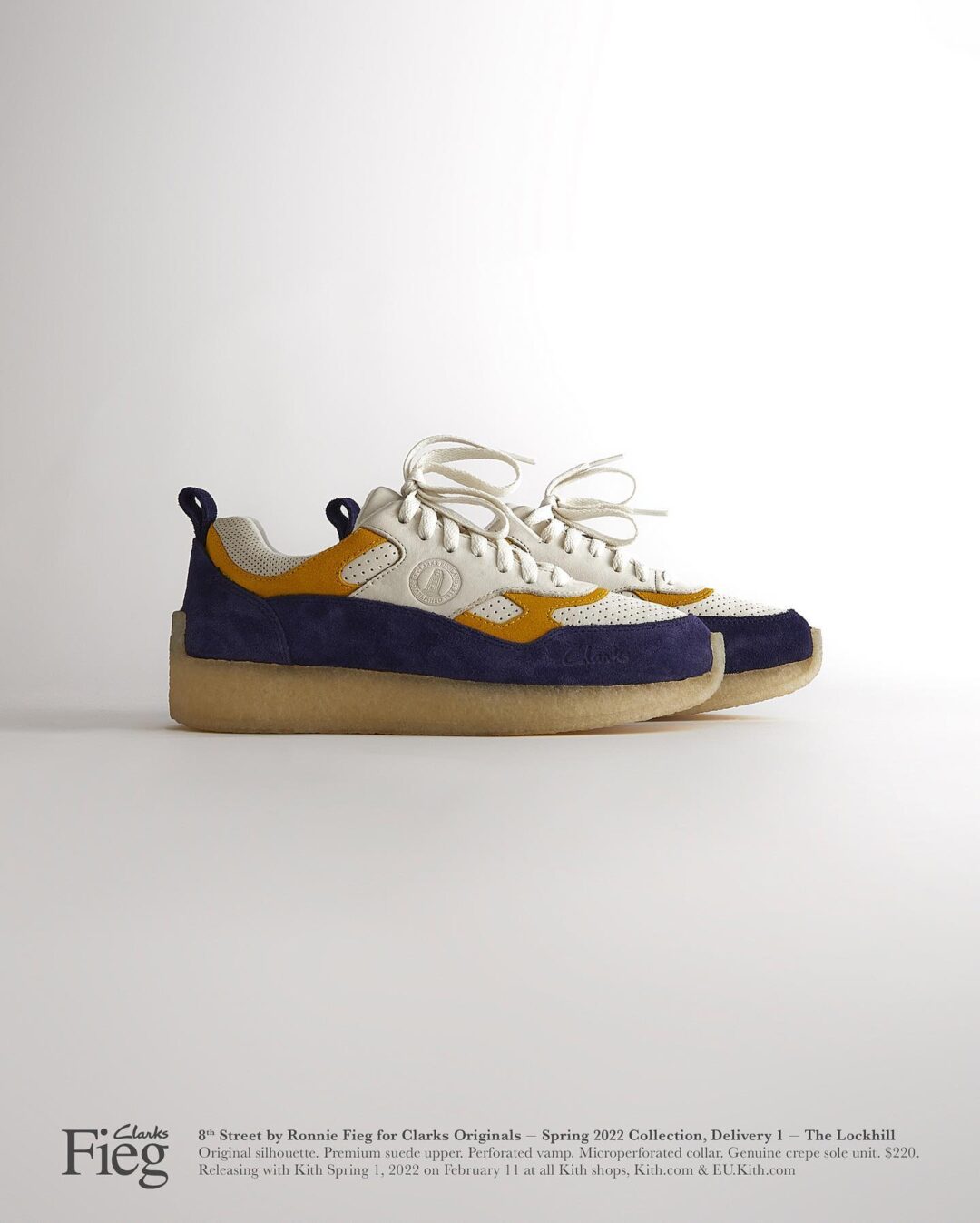 新たなフットウェア・カテゴリー「8TH ST」 BY RONNIE FIEG FOR CLARKS ORIGINALS 2022 S/S が2/11 発売 (クラークスオリジナルス)