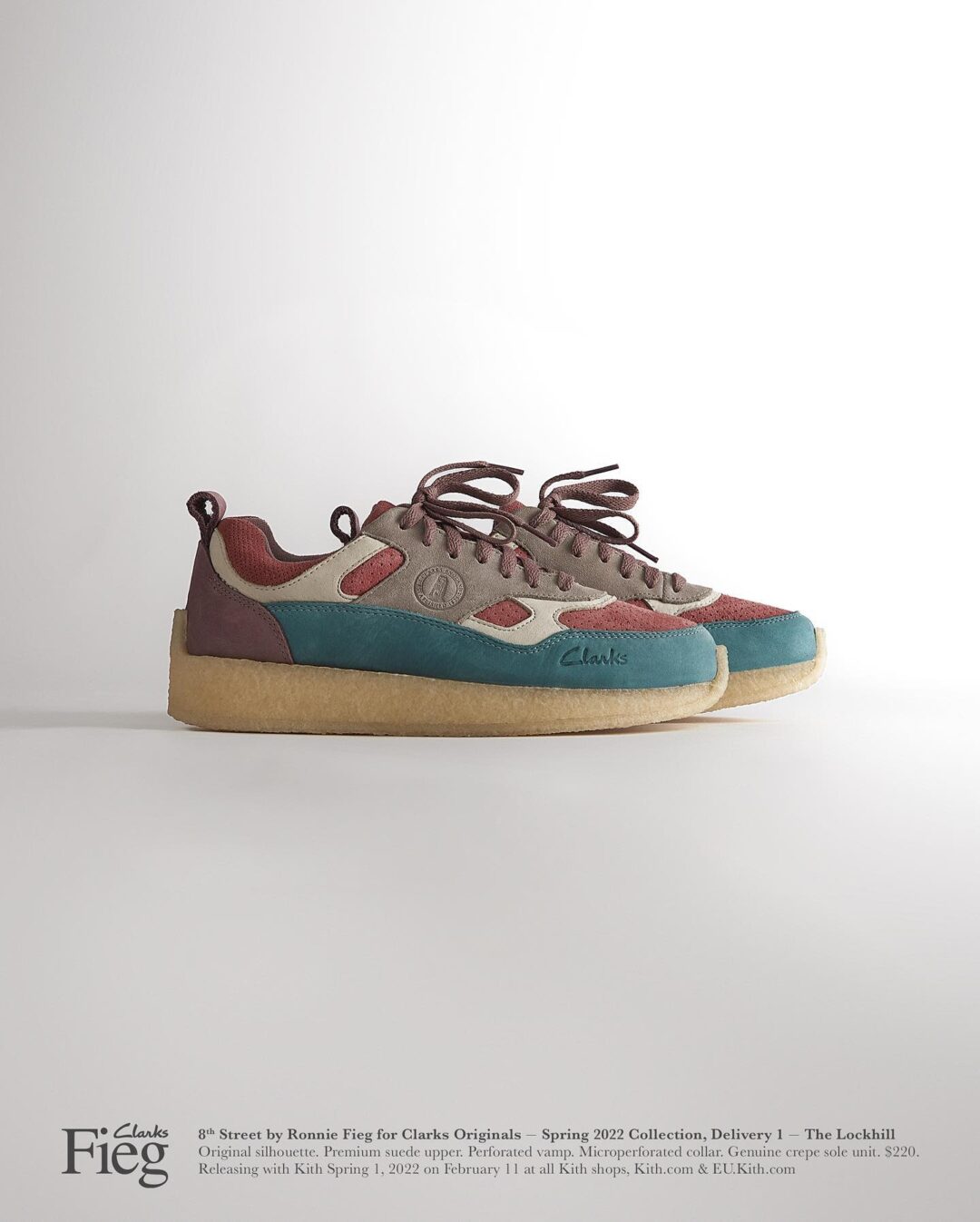 新たなフットウェア・カテゴリー「8TH ST」 BY RONNIE FIEG FOR CLARKS ORIGINALS 2022 S/S が2/11 発売 (クラークスオリジナルス)